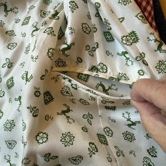 GOSSI TRACHTEN BLAZER VINTAGE 100% FELTED WOOL AUSTRIAN BAVARIAN ELEGANCE 36-6 - Picture 10 of 12